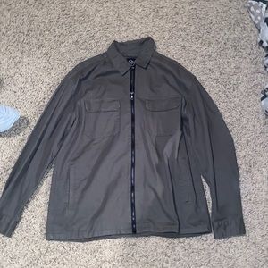 Military green zip up (Heavy)